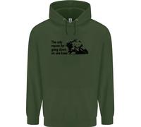 Biker In Ginocchio Su Una Gamba Felpa Uomo