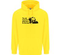 Biker In Ginocchio Su Una Gamba Felpa Uomo