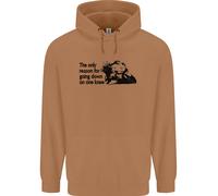 Biker In Ginocchio Su Una Gamba Felpa Uomo