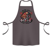 Biker In Mio Cammino Verso L'Inferno Grembiule In Cotone 100% Biologico