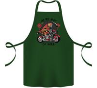 Biker In Mio Cammino Verso L'Inferno Grembiule In Cotone 100% Biologico