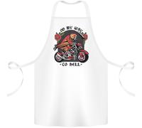 Biker In Mio Cammino Verso L'Inferno Grembiule In Cotone 100% Biologico
