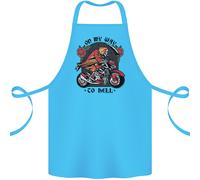 Biker In Mio Cammino Verso L'Inferno Grembiule In Cotone 100% Biologico