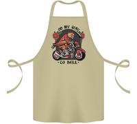 Biker In Mio Cammino Verso L'Inferno Grembiule In Cotone 100% Biologico
