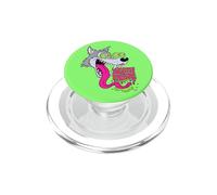 Biker Lowbrow "Howling Wolf" Wolves Rockabilly 50s PopSockets PopGrip per MagSafe