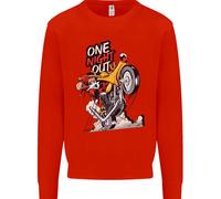 Biker Santa Una Notte Fuori Natale Moto Felpa Jumper