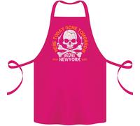 Biker Teschio Qui Oggi Moto Motocicletta Cotone Grembiule 100% Biologico
