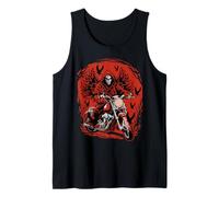 Biker Tristo Mietitore Angelo della Morte Teschio Moto Halloween Canotta