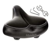 Bikeroo Sella per bicicletta di ricambio, comoda e di grandi dimensioni, universale, per cyclette e bici da esterno, ampia e morbida, imbottita, per donne e uomini