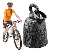 Bikers Bell - Classic Riding Bell, Motorcycle Guardians Accessorio | Bikers, Angeli Cavalcando Portachiavi Catena Accessori Campanella Moto, Dura, Nero , Se référer au descriptif