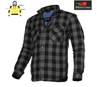 Bikers Cambio Moto Flanella Lumberjack Camicia Foderato Dupont™ kevlar Questo