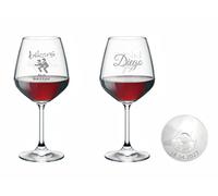 BIKERS DO IT BETTER Bicchiere Vino Personalizzato per Motociclista, Calice Vino Rosso per amanti della moto, 530 ml, Personalizzabile con Nome, Iniziali e Data, Migliore idea regalo. Quantità (1)