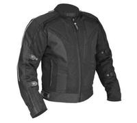 Bikers Gear Australia Chicane Giacca Sport in fibra legera e impermeabile, Uomo, Nero, L