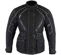 Bikers Gear Australia Chicane Lightweight Summer Air Flow Mesh Vented Motorcycle Jacket with CE 1621-1 Removable Armour Waterproof Liner Cordura