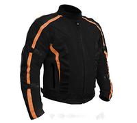 Bikers Gear Australia Chicane Lightweight Summer Air Flow Mesh Vented Motorcycle Jacket with CE 1621-1 Removable Armour Waterproof Liner Cordura