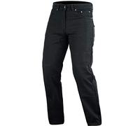 Bikers Gear Australia DKJ1001BLK-34L DKJ1001BLK-34L Pantaloni Jeans da Motociclista, Unisex adulto, Nero (Black), 34L UK / 44L EU