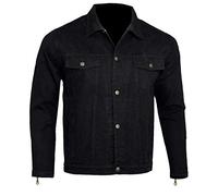 Bikers Gear Australia - Giacca protettiva da motociclista in jeans, foderata in kevlar, con armatura rimovibile CE 1621-1