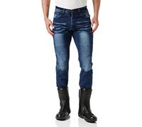 Bikers Gear Australia Jeans da moto foderati in Kevlar protettivi con armatura rimovibile CE 1621-1