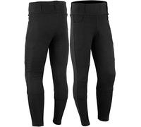 Bikers Gear Australia Kl901-14 - Leggings protettivi da Donna, Foderati in Kevlar, con Protezione CE Rimovibile, Nero, Taglia 46