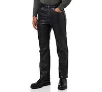 Bikers Gear Australia - Pantaloni da Uomo in Morbida Pelle Rock And Roll, in Pelle di Alta qualità, per Una vestibilità Comoda, Colore Nero, Taglia M