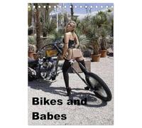 Bikes and Babes (Tischkalender 2026 DIN A5 hoch), CALVENDO Monatskalender: Motorräder und Mädchen