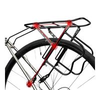 Bikes Rear Basket, Stabile Waterproof Carrier, Anti Sway Packing Tool, Touring Rack Storage, Heavy Duty Utility Organizer for Cycling, Family, Friends, Outdoor Rides, Commuting, 14,25 x 5,79 pollici