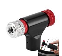 Bikes Tire Inflator - Alluminio Alloy 4,8 x 3,2 cm | Compact Nozzle Pump | Portable Mountain Bicycle Valve Inflator Quick Fill Tool For Cycling Travel Repair Kit Outdoor Use