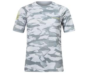 Bikeshirt da donna manica lunga Mountain Camo LTD Printed grigio chiaro