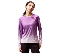 Bikeshirt donna manica lunga Singletrack Print lillà
