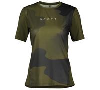 Scott Trail Vertic Short Sleeve Jersey Verde L Donna Camo