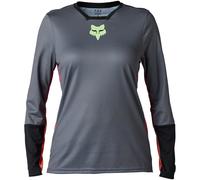 Bikeshirt manica lunga donna Defend Race grigio
