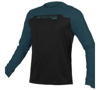 Bikeshirt manica lunga MT500 Burner blu scuro