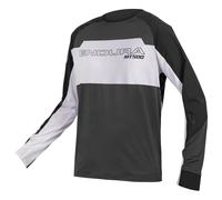 Maglia Endura MT500 Burner Lite manica lunga nero grigio chiaro - L