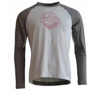 Bikeshirt manica lunga PureFlowz grigio/grigio chiaro 2XL