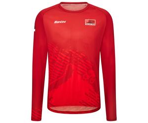 Bikeshirt manica lunga UCI Road World Championships Kigali 2025 rosso
