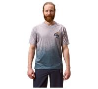 Endura Singletrack S/S Print Tee M - maglia ciclismo - uomo Green/Purple L