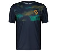 Maglia a maniche corte scott trail vertic blu marrone
