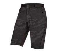 ENDURA Hummvee Baggy Pantaloncini per Uomo, Nero Camo, L