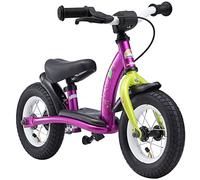 BIKESTAR Bicicletta senza pedali 2-3 anni per bambino et bambina | Bici senza pedali bambini con freno 10 pollici classico | Berry & Bianco
