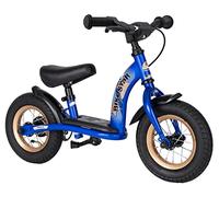 BIKESTAR Bicicletta Senza Pedali 2-3 Anni per Bambino et Bambina | Bici Senza Pedali Bambini con Freno 10 Pollici Classico | Blu