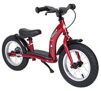 BIKESTAR Bicicletta Senza Pedali 3-4 Anni per Bambino et Bambina | Bici Senza Pedali Bambini con Freno 12 Pollici Classico | Rosso
