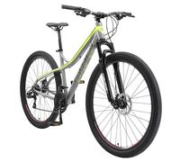 BIKESTAR Hardtail Mountain Bike in alluminio, freni a disco, 29" | Bicicletta MTB telaio 18" cambio Shimano a 21 velocità | Grigio