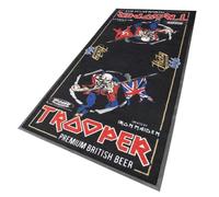 Biketek Iron Maiden Hicky Trooper Moto Officina XL Gomma Retro Garage Opaco