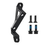 BIKETORIX Adattatore per freno a disco per bicicletta, convertitore da palo a supporto piatto, accessorio per bici BMX in lega di alluminio da 160/180 mm