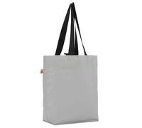 BikeZac 2.0 di COBAGS - Borsa per la spesa da bicicletta, clip-on, riutilizzabile, borsa per il carrello della spesa, riciclabile (Simply grigio, 2 pezzi)