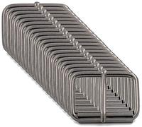 BIKICOCO - 3.8 x 2.5 cm Fibbie a rullo per borse, colletti e borsette, grigio scuro - 20 pezzi