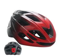 Biking Helmet, Adult Cycling Helmets with Ricaricabile Rear Light, Adjustable Fit Headgear, Ventilated Safety Accessory for Men and Women, Ideal for, Skating, 57-62 cm