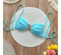 Bikini a fascia senza spalline con stampa a stelle marine, per l'estate L,M,S,XL,XSColore unicoTessuto