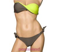 Bikini costume FASCIA push up moda mare BRASILIANA donna laccetti B0350