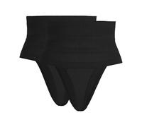 Bikini da Donna a Vita Alta a Vita Bassa da Donna Traspirante Bustiera Donna Modellante Pancera Modellante Donna (Black, M)